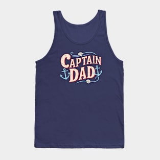 Captain Dad | Father's Day |Dad Lover gifts Tank Top